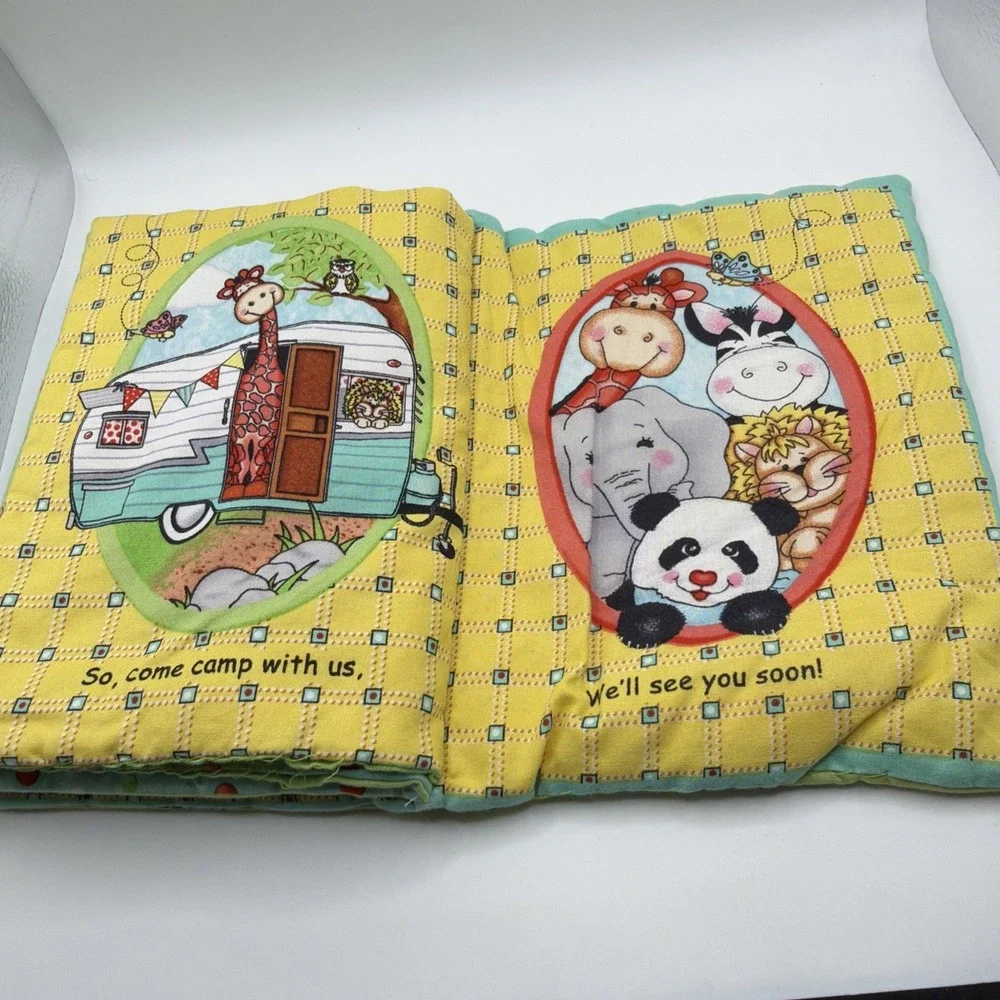 Let's Go Camping - Soft‎ Cloth Books for Babies, Children, Girls, Boys